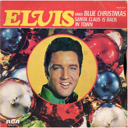 Elvis Presley Blue Christmas / Santa Claus Is Back In Town Vinyl 7" USED