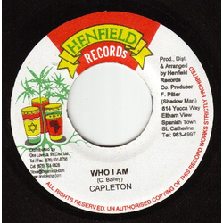 Capleton Who I Am Vinyl 7" USED