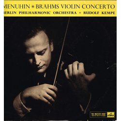 Johannes Brahms / Yehudi Menuhin / Berliner Philharmoniker / Rudolf Kempe Violin Concerto Vinyl LP USED