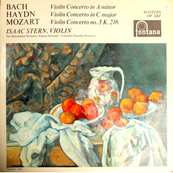 Joseph Haydn / Wolfgang Amadeus Mozart / Johann Sebastian Bach / Isaac Stern Violin Concertos Vinyl LP USED