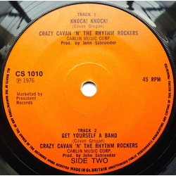 Crazy Cavan And The Rhythm Rockers Knock! Knock! Vinyl 7" USED