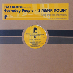 Everyday People Simmer Down (Reel People Remixes) Vinyl 12" USED