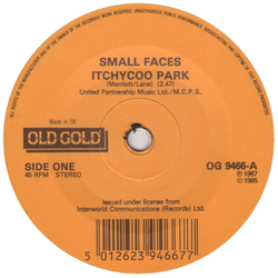 Small Faces Itchycoo Park / Here Comes The Nice Vinyl 7" USED