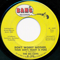 The McCoys Don't Worry Mother, Your Son's Heart Is Pure / Ko-Ko USED VINYL 7INCH 45 RPM SINGLE