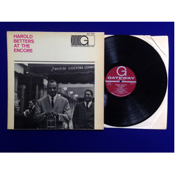 Harold Betters At The Encore Vinyl LP USED