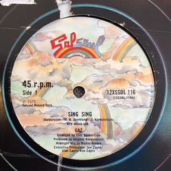 Gaz Sing Sing Vinyl 12" USED