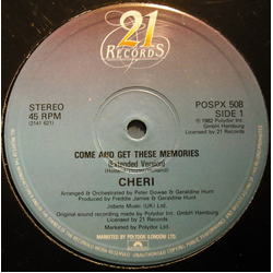 Cheri Come And Get These Memories Vinyl 12" USED