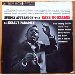 Babs Gonzales Live At Small's Paradise Vinyl LP USED