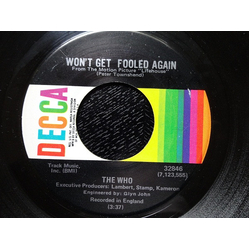 The Who Won't Get Fooled Again / I Don't Even Know Myself Vinyl 7" USED