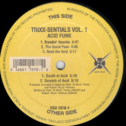 Trixx-Sentials Vol. 1 (Acid Funk) Vinyl 12" USED