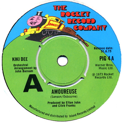 Kiki Dee Amoureuse Vinyl 7" USED
