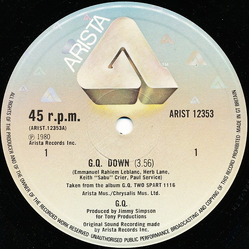 GQ G.Q. Down Vinyl 12" USED