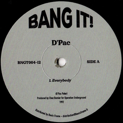 D'Pac Everybody Vinyl 12" USED