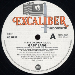 Gaby Lang 1.2.3. O'Clock (Waiting) Vinyl 12" USED