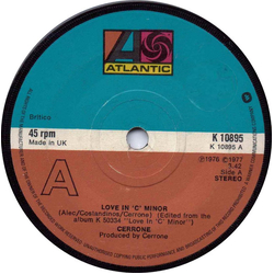 Cerrone Love In 'C' Minor Vinyl 7" USED