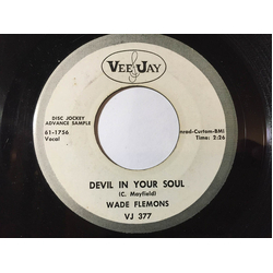 Wade Flemons At The Party / Devil In Your Soul Vinyl 7" USED