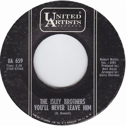 The Isley Brothers You'll Never Leave Him / Please, Please, Please Vinyl 7" USED