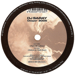 DJ Saray Deeper 2005 Vinyl 12" USED