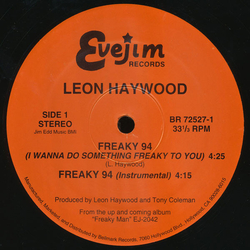 Leon Haywood Freaky 94 Vinyl 12" USED