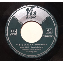 Mario Abbate (2) T'Aspettavo Vinyl 7" USED