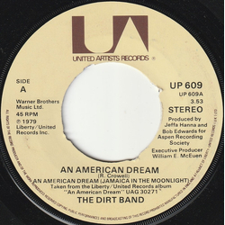 The Dirt Band An American Dream Vinyl 7" USED