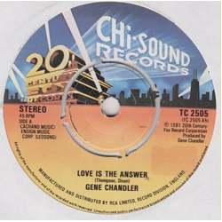 Gene Chandler Love Is The Answer Vinyl 7" USED