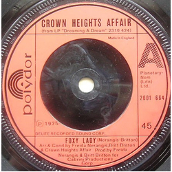 Crown Heights Affair Foxy Lady Vinyl 7" USED