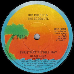Kid Creole And The Coconuts Christmas In B'Dilli Bay Vinyl 7" USED