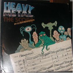 Elmer Bernstein Heavy Metal - The Score Vinyl LP USED