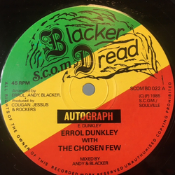 Errol Dunkley / The Chosen Few Autograph Vinyl 12" USED