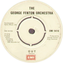 The George Fenton Orchestra Out Vinyl 7" USED