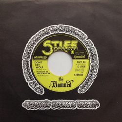 The Damned Don't Cry Wolf / One Way Love Vinyl 7" USED