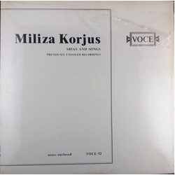 Miliza Korjus Arias And Songs (Previously Unissued Recordings) Vinyl LP USED