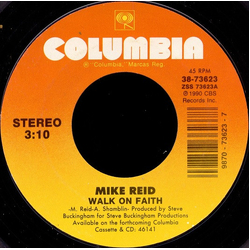 Mike Reid Walk On Faith Vinyl 7" USED