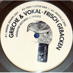 Grieche / DJ Vokal (2) Frisch Gebacken / Kleiner Leuchtturm Vinyl 12" USED