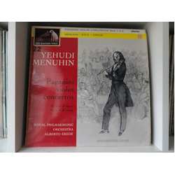 Niccolò Paganini / Yehudi Menuhin / Royal Philharmonic Orchestra / Alberto Erede Violin Concertos  No. 1 In D Major / No. 2 In B Minor Vinyl LP USED