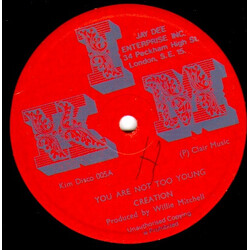 Creation (13) You Are Not Too Young USED VINYL 12INCH