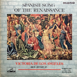 Victoria De Los Angeles / Ars Musicae De Barcelona Spanish Song Of The Renaissance Vinyl LP USED