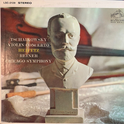 Pyotr Ilyich Tchaikovsky / Jascha Heifetz / Fritz Reiner / Chicago Symphony Orchestra Violin Concerto Vinyl LP USED