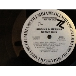 Loggins And Messina Native Sons Vinyl LP USED