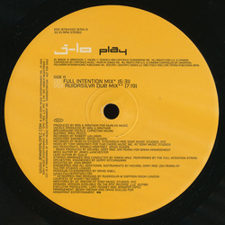 Jennifer Lopez Play Vinyl 12" USED