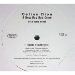 Céline Dion A New Day Has Come (Mike Rizzo Remix) Vinyl 12" USED