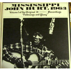 Mississippi John Hurt Mississippi John Hurt, 1963: Volume I Of The Original Piedmont Recordings "Folksongs And Blues" Vinyl LP USED
