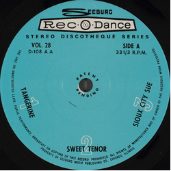 Unknown Artist Rec-O-Dance Discotheque Series Vol. 28 Vinyl 7" USED