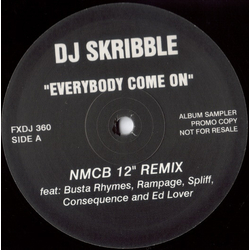 DJ Skribble Everybody Come On Vinyl 12" USED
