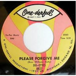The Du-Ettes Please Forgive Me / Lonely Days Vinyl 7" USED