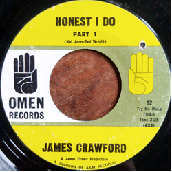 James Crawford Honest I Do Vinyl 7" USED