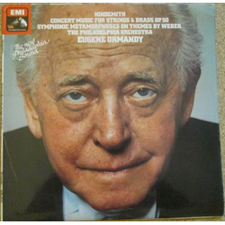 Paul Hindemith / The Philadelphia Orchestra / Eugene Ormandy Concert Music For Strings & Brass, Op. 50 / Symphonic Metamorphoses On Themes By Weber Vi