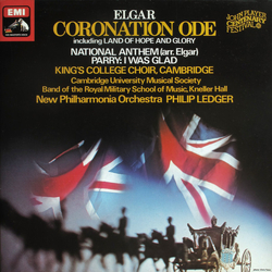 Sir Edward Elgar / New Philharmonia Orchestra / Philip Ledger Coronation Ode Vinyl LP USED