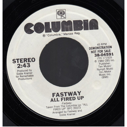 Fastway (2) All Fired Up Vinyl 7" USED